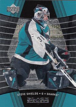 #77 Steve Shields - San Jose Sharks - 1999-00 Upper Deck Black Diamond Hockey