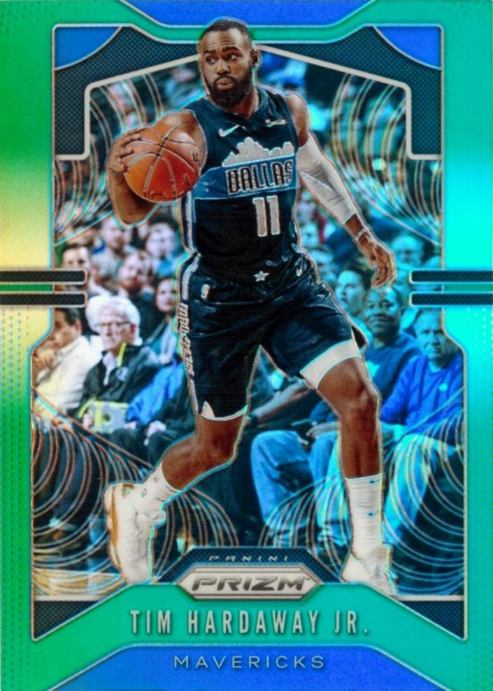 #77 Tim Hardaway Jr. - Dallas Mavericks - 2019-20 Panini Prizm - Prizms Green Basketball