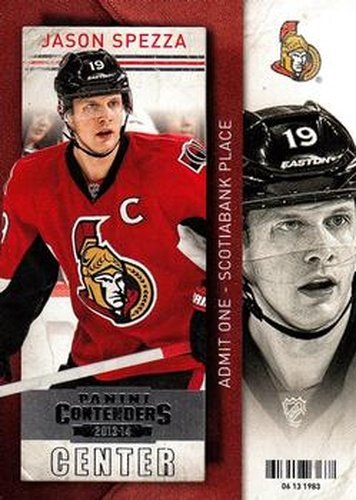 #77 Jason Spezza - Ottawa Senators - 2013-14 Panini Contenders Hockey