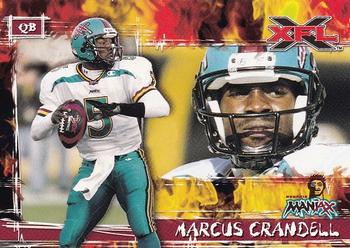 #77 Marcus Crandell - Memphis Maniax - 2001 Topps XFL Football