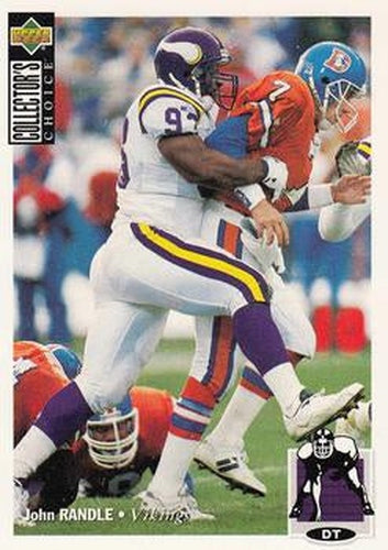 #77 John Randle - Minnesota Vikings - 1994 Collector's Choice Football