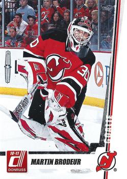 #77 Martin Brodeur - New Jersey Devils - 2010-11 Donruss Hockey