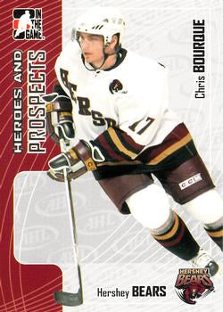 #77 Chris Bourque - Hershey Bears - 2005-06 In The Game Heroes and Prospects Hockey