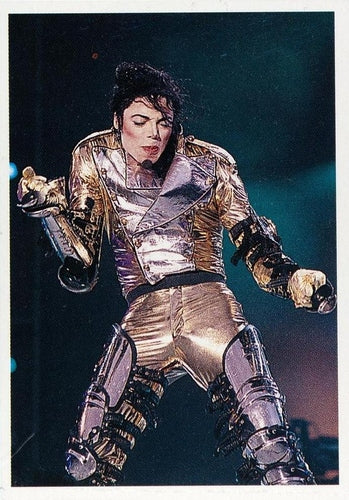 #77 Michael Jackson - 1999 Panini Smash Hits Stickers
