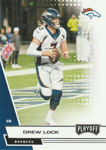 #77 Drew Lock - Denver Broncos - 2020 Panini Playoff Football