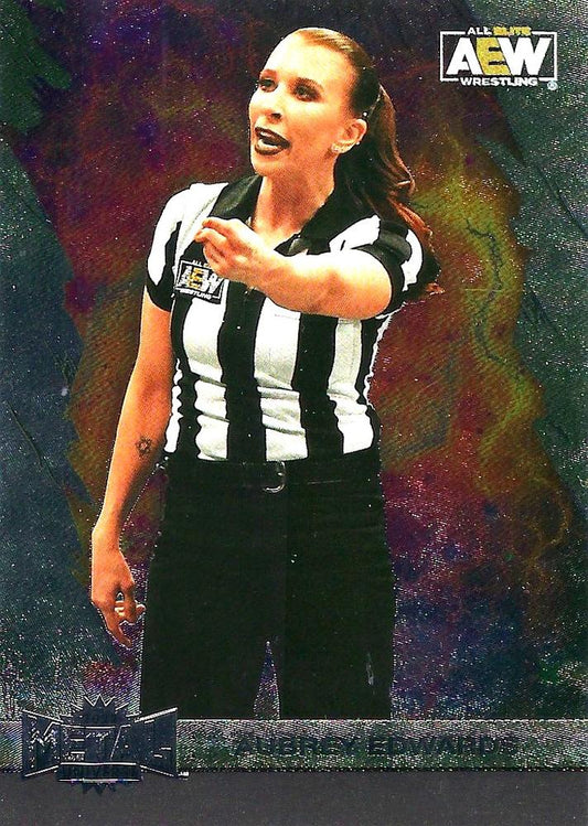 #77 Aubrey Edwards - 2022 SkyBox Metal Universe AEW Wrestling