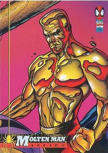 #77 Molten Man - 1994 Fleer The Amazing Spider-Man