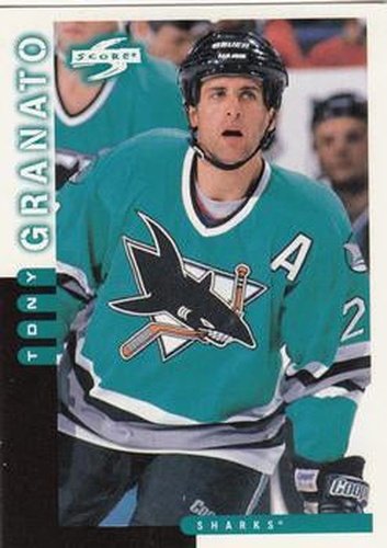 #77 Tony Granato - San Jose Sharks - 1997-98 Score Hockey
