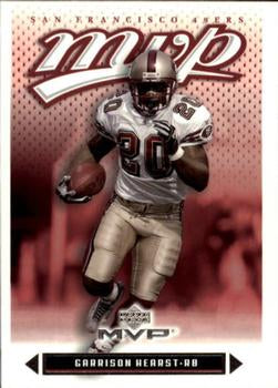 #77 Garrison Hearst - San Francisco 49ers - 2003 Upper Deck MVP Football