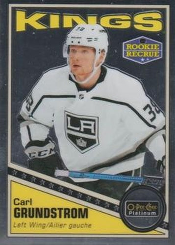 #R-77 Carl Grundstrom - Los Angeles Kings - 2019-20 O-Pee-Chee Platinum - Retro Hockey