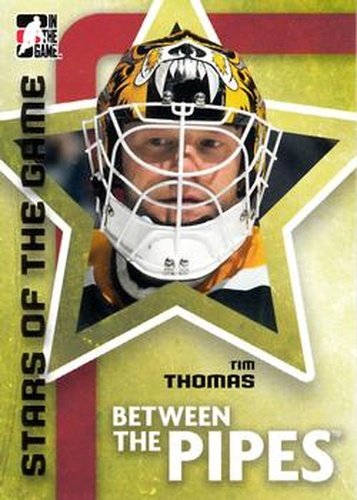 #77 Tim Thomas - Boston Bruins - 2006-07 In The Game Between The Pipes Hockey