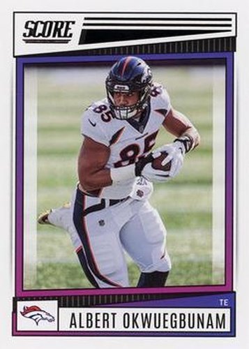 #77 Albert Okwuegbunam - Denver Broncos - 2022 Score Football