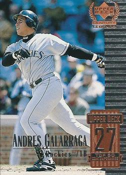 #77 Andres Galarraga - Colorado Rockies - 1999 Upper Deck Century Legends Baseball