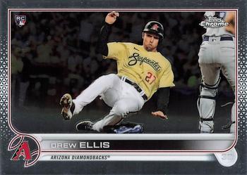 #77 Drew Ellis - Arizona Diamondbacks - 2022 Topps Chrome Baseball
