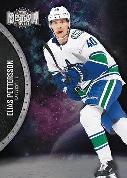 #77 Elias Pettersson - Vancouver Canucks - 2021-22 Skybox Metal Universe Hockey