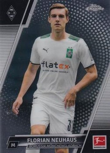 #77 Florian Neuhaus - VfL Borussia Monchengladbach - 2021-22 Topps Chrome Bundesliga Soccer