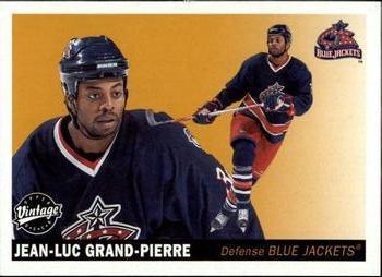 #77 Jean-Luc Grand-Pierre - Columbus Blue Jackets - 2002-03 Upper Deck Vintage Hockey