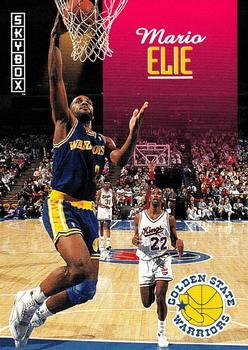 #77 Mario Elie - Golden State Warriors - 1992-93 SkyBox Basketball