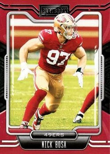 #77 Nick Bosa - San Francisco 49ers - 2021 Panini Playbook Football