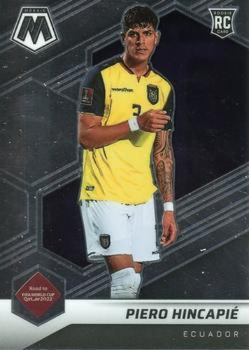 #77 Piero Hincapie - Ecuador - 2021-22 Panini Mosaic Road to FIFA World Cup Soccer