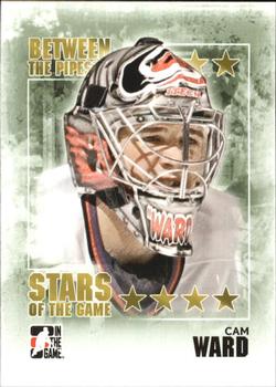 #77 Cam Ward - Carolina Hurricanes - 2009-10 In The Game Between The Pipes Hockey
