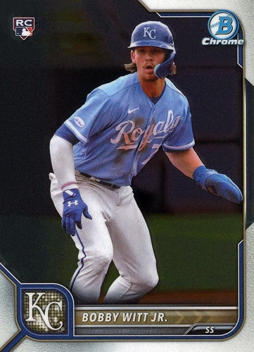 #77 Bobby Witt Jr. - Kansas City Royals - 2022 Bowman Chrome Baseball