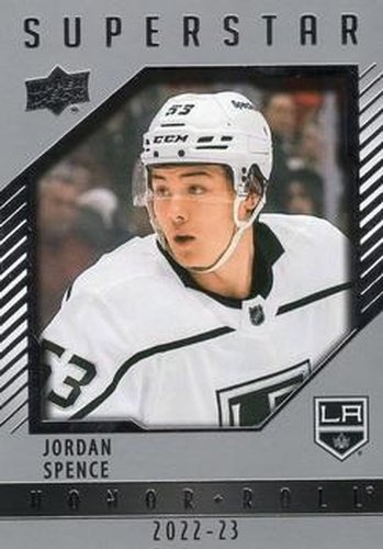 #HR77 Jordan Spence - Los Angeles Kings - 2022-23 Upper Deck - Honor Roll Hockey