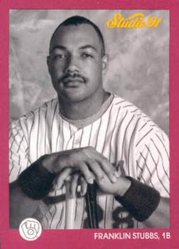 #77 Franklin Stubbs - Milwaukee Brewers - 1991 Studio Baseball