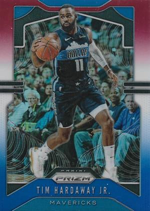 #77 Tim Hardaway Jr. - Dallas Mavericks - 2019-20 Panini Prizm - Prizms Red White and Blue Basketball