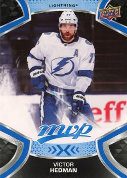 #77 Victor Hedman - Tampa Bay Lightning - 2021-22 Upper Deck MVP - Blue Hockey
