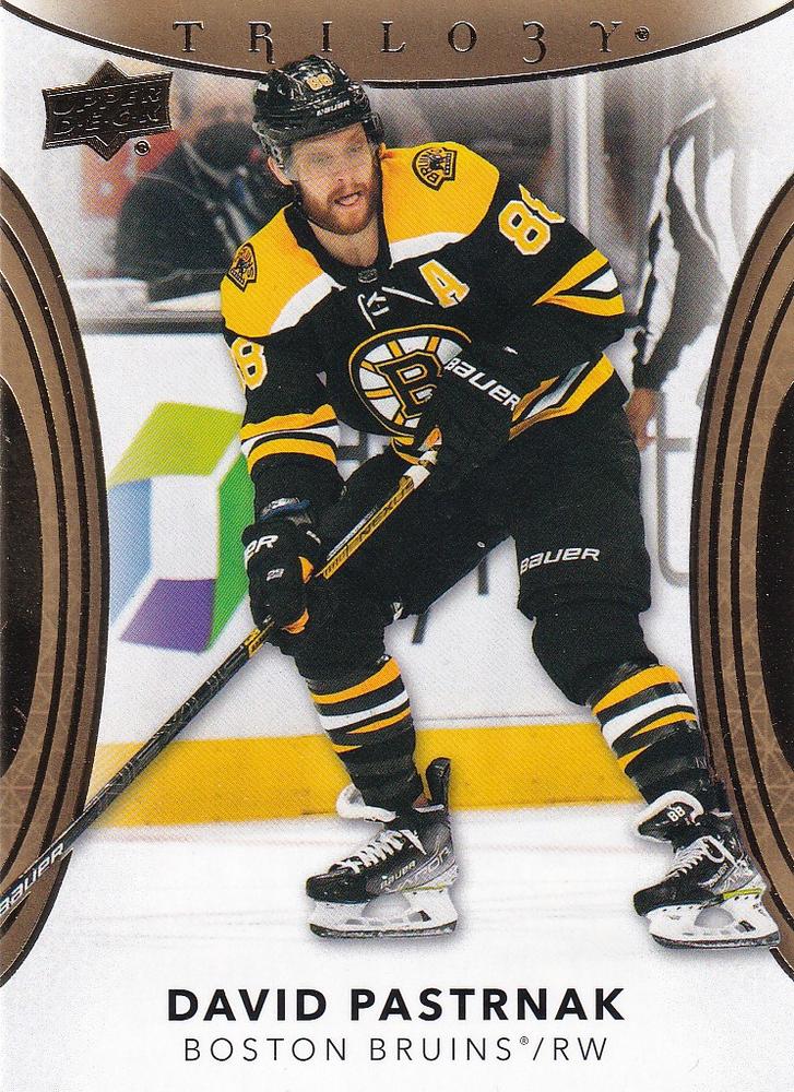 #77 David Pastrnak - Boston Bruins - 2022-23 Upper Deck Trilogy Hockey