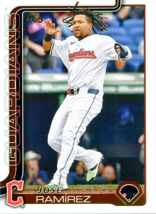 #77 José Ramírez - Cleveland Guardians - 2025 Topps Baseball