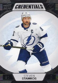 #77 Steven Stamkos - Tampa Bay Lightning - 2022-23 Upper Deck Credentials Hockey