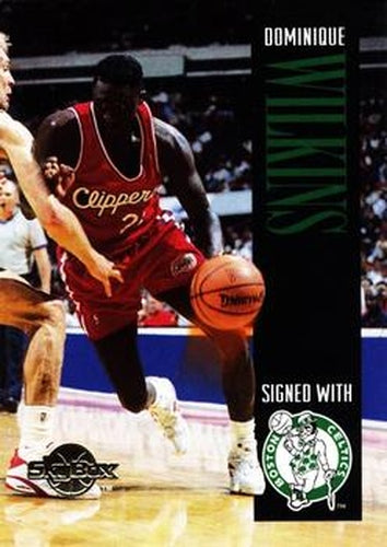 #77 Dominique Wilkins - Boston Celtics - 1994-95 SkyBox Premium Basketball