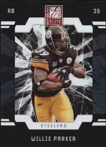 #77 Willie Parker - Pittsburgh Steelers - 2009 Donruss Elite Football