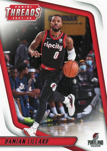 #77 Damian Lillard - Portland Trail Blazers - 2021-22 Panini Chronicles Basketball