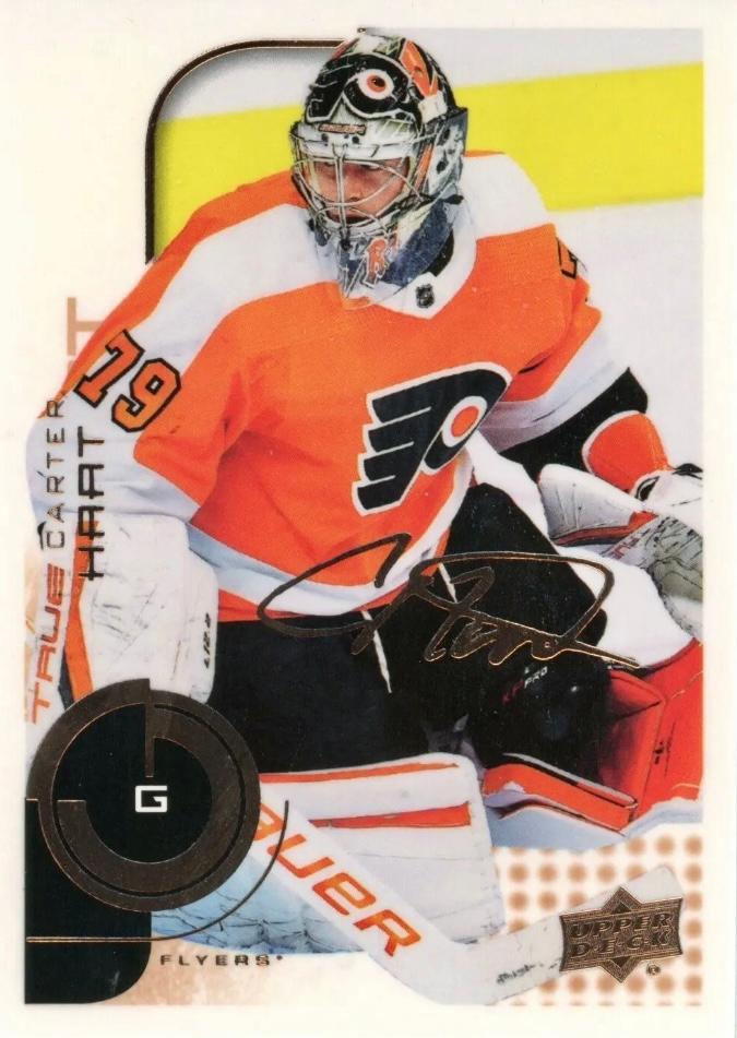 #77 Carter Hart - Philadelphia Flyers - 2022-23 Upper Deck MVP - 20th Anniversary Hockey