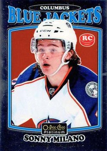 #R-77 Sonny Milano - Columbus Blue Jackets - 2016-17 O-Pee-Chee Platinum - Retro Hockey