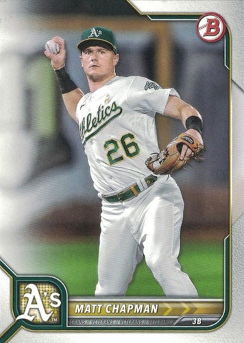 #77 Matt Chapman - Oakland Athletics - 2022 Bowman Baseball