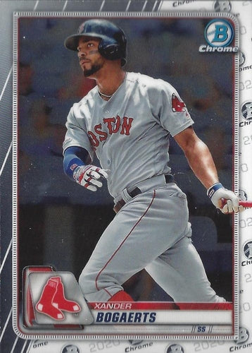 #77 Xander Bogaerts - Boston Red Sox - 2020 Bowman Chrome Baseball