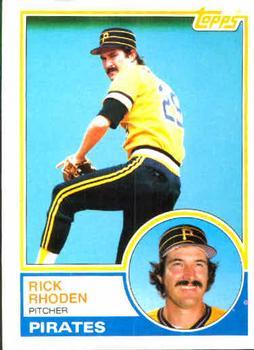 #781 Rick Rhoden - Pittsburgh Pirates - 1983 Topps Baseball