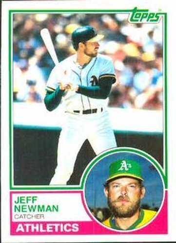 #784 Jeff Newman - Oakland Athletics - 1983 Topps Baseball