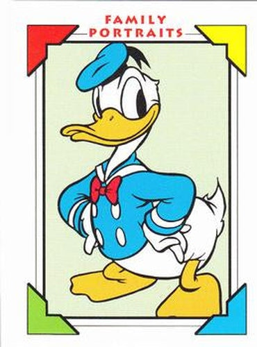 #104 Donald's Bio: Birthday - 1991 Impel Disney