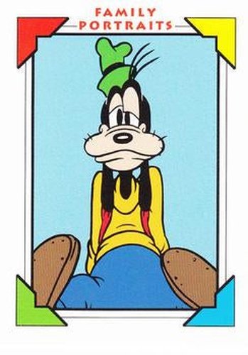 #108 Goofy's Bio: Hobby - 1991 Impel Disney