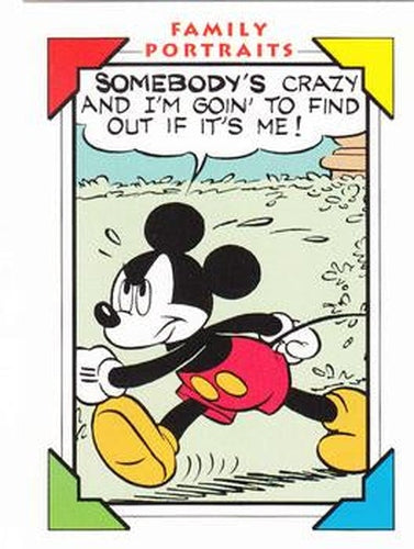 #161 Sunday Comic Strip 1939 : Mickey - 1991 Impel Disney