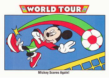 #184 Mickey Scores Again! - 1991 Impel Disney