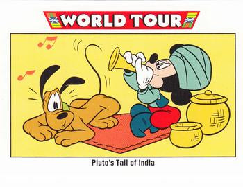 #185 Pluto's Tail of India - 1991 Impel Disney