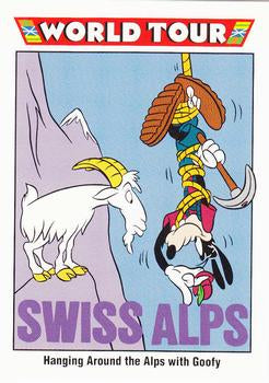 #193 Hanging Around the Alps with Goofy - 1991 Impel Disney