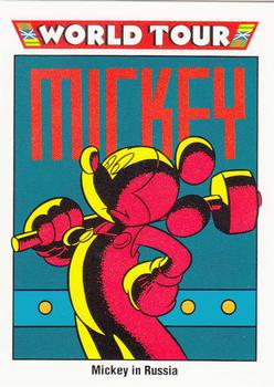 #195 Mickey in Russia - 1991 Impel Disney