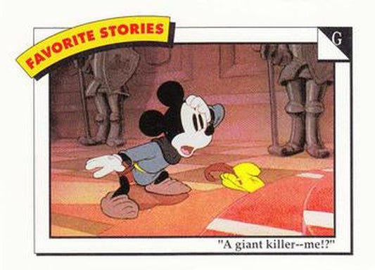 #1 G: "A giant killer-me!?" - 1991 Impel Disney
